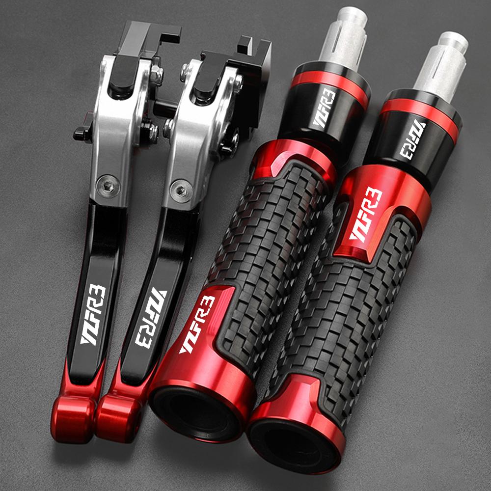 Accessori Moto Leve Freno Frizione Regolabili Estremità Manubrio Per YAMAHA YZFR3 YZF R3 2015 2016 2017