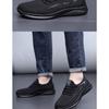 Calçados esportivos casuais masculinos, calçados respiráveis, cadarço, leves, versáteis, com estribos, sapatos de malha