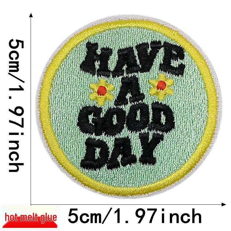 Liteon Cross-Border Alphabet Planet Embroidery Patch for Clothing & Accessories.