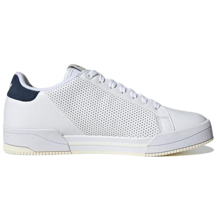 Adidas Originals Court Tourino RF Cow Leather Casual Slip Resistant Abrasion Resistant Low top Skateboard Shoes Unisex GX4346