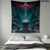 Fantasy Games Wall Hanging Printed Fabric Blanket Decorative Tapestries for Bedroom Living Room Home Decor