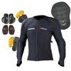 Komine CE Armored Top Innerwear for Size 4XL SK-693 Motorcycles, Black,