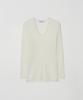 Meojiaenminggeul Robin Sheer Dry Terry Boucle Knit Top (Ivory)