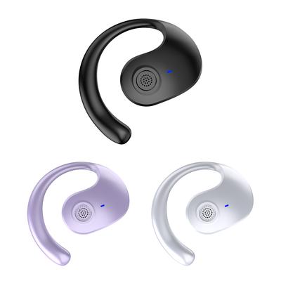 Wireless Earphones Stereo Earbuds Open Ear Headphones With Built-in Microphone For Sports Work Running Cycling