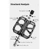 WEST BIKING Ultra-Light Carbon Fiber Pedals 3 Bearing Cycling Pedals Labor Saving Anti-Slip MTB Road Bicycle Pedal Accessories