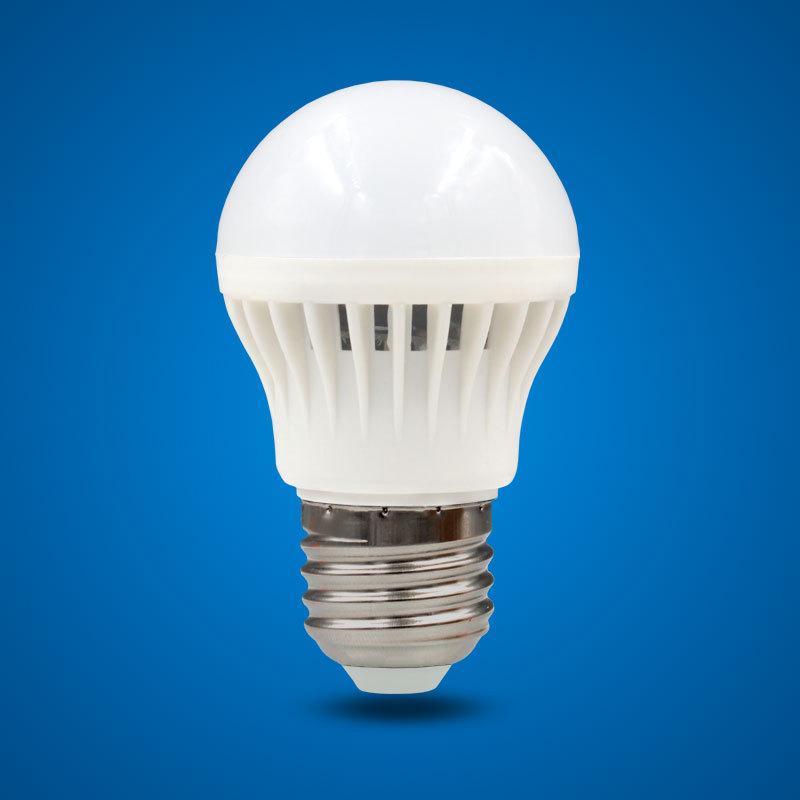 LED-Klanggesteuerte Glühbirne mit Radar-Bewegungssensor, Flurbeleuchtung, E27-Schraube, Energiesparend, 3W/5W/7W.
