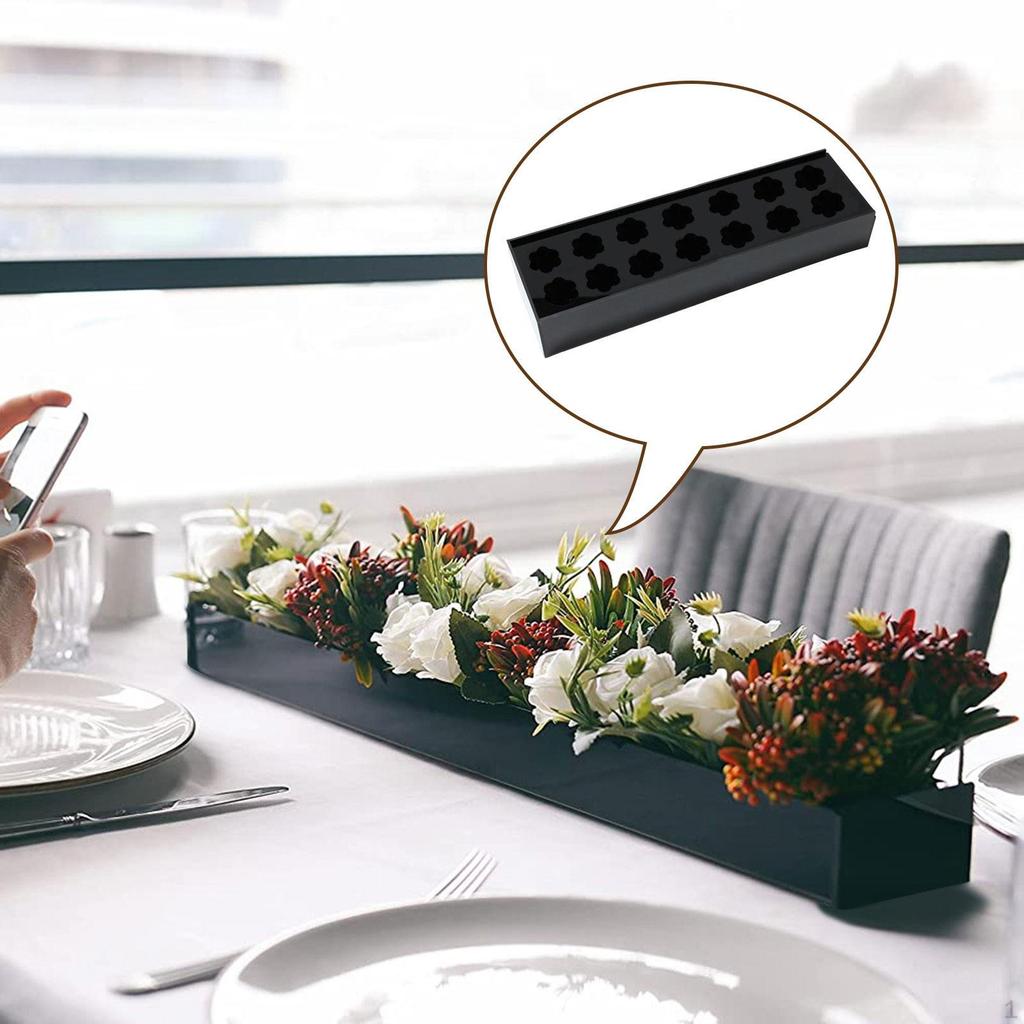 Contemporary Rectangular Vase for Elegant Flower Presentations