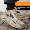 Leichte Arbeitssicherheitsschuhe für Herren und Damen, Schuhe mit Stahlkappe, unzerstörbare, pannensichere Sicherheitsstiefel, schützende Arbeits-Sneaker