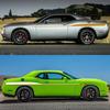 2PCS Car Door Side Skirt Line Stickers Sport Style Vinyl Decals Auto Body Decoration Stickers Accessories For Dodge Challenger