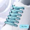 19 colors shiny gold and silver colorful bright shoelaces 100-140 cm sneakers shoelaces boots laces shoelaces string