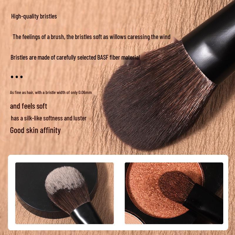 Mini Portable Travel Makeup Brush Set - Short Handle Beginner Eyeshadow Brushes