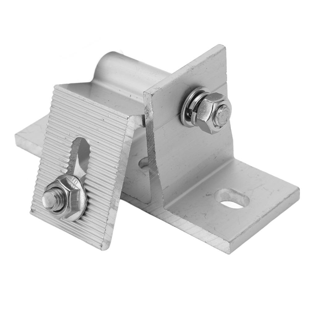 4pcs Adjustable Tilt Angle Solar PV Bracket Aluminum Alloy Support Feet  Roof Installation