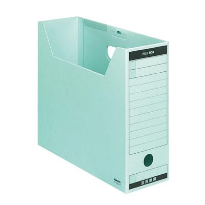 KOKUYO File Box with Lid A4 Thick Colored Cardboard Blue A4-LFBN-BZ