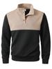 Casual Sports Sprin Autumn Winter Outdoor Splicing Colour Button Sweater Jacket Moisture Wicking Comfortable Fit Skin-friendly Breathable Tops