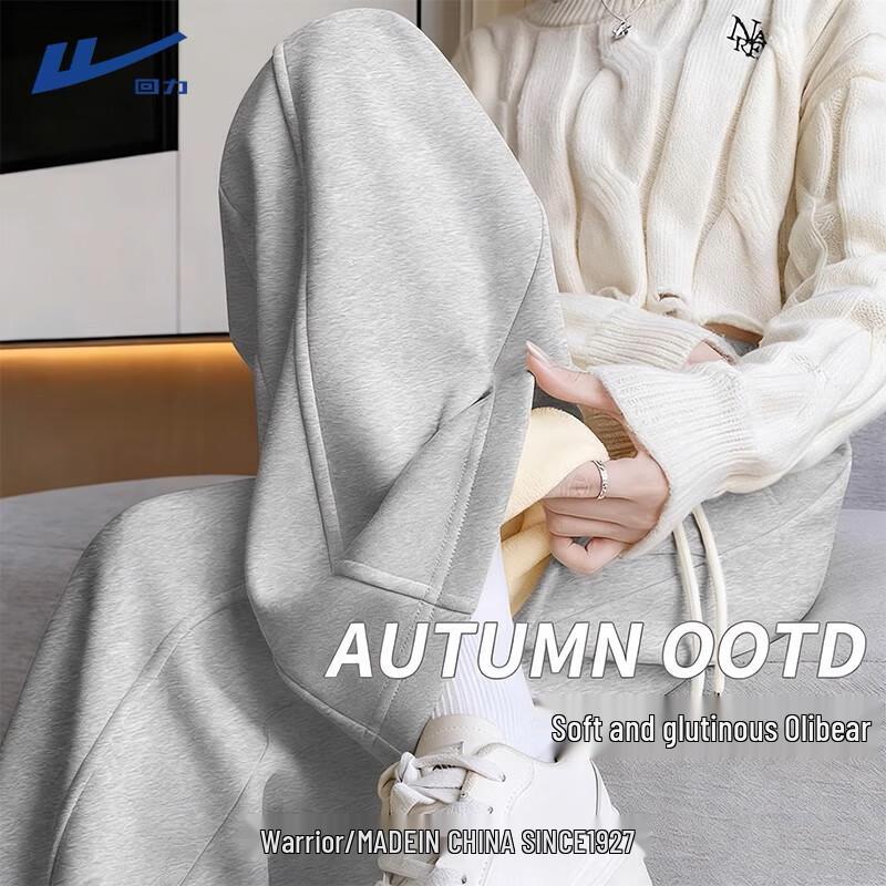 

Women s Huili Fleece-Lined Wide-Leg Casual Pants M