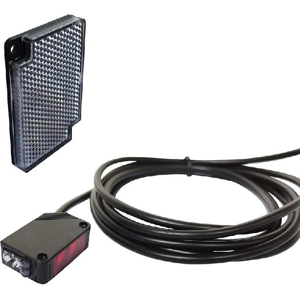 E3Z-R61 Фотоэлектрический датчик луча Внутренний Настенный NPN (Переключаемый NO или NC) Фотоэлектрический датчик приближения с ретрорефлектором, 6,5 футов 1 pieces