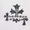 W372 CHROME HEARTS 2025 Summer New High Quality Cotton Round Neck Loose Large Size Men's and Women's T-shirt Couple T-shirt