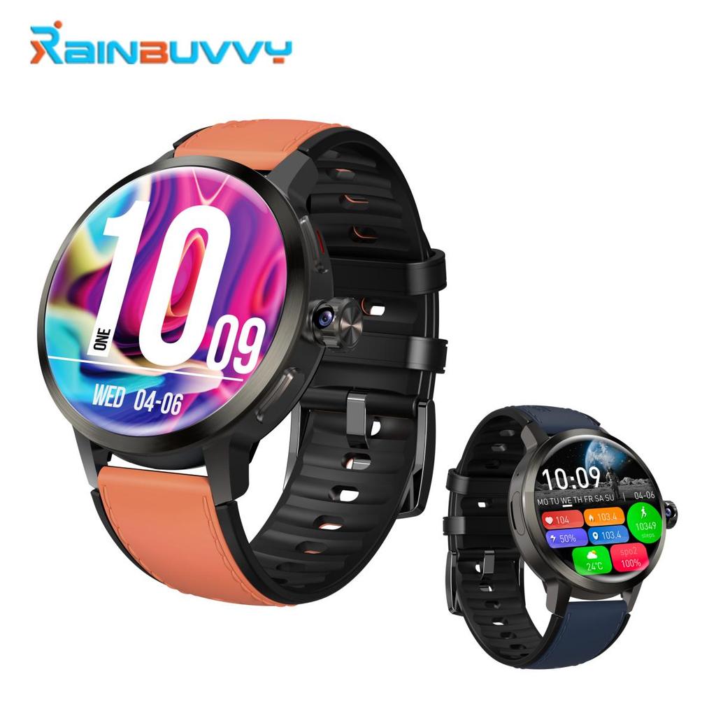 Rainbuvvy DM82 4G Android Phone Watch 1.75inch AMOLED 2GB RAM 16GB ROM Quad Core 5MP Full Netcom 1520mAh Long Standby Touchscreen Smartwatch