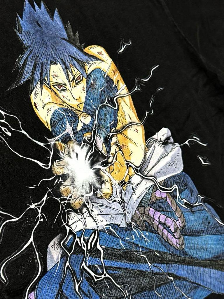 [USED] Rare Naruto Sasuke Anime T-shirt, Size XL