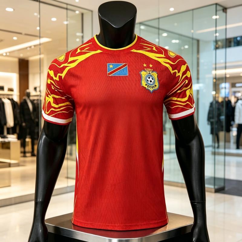 Camiseta Deportiva Estilo Congo, Transpirable, de Secado Rápido, Versión Tailandesa, para Fútbol, Entrenamiento en Campo, Conjuntos Familiares a Juego