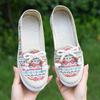 Shoes for Women Slip on Canvas Woman Footwear Spring Autumn Flat Cheap Streetwear Stretchy New in Casual Korean Style Outfits XL