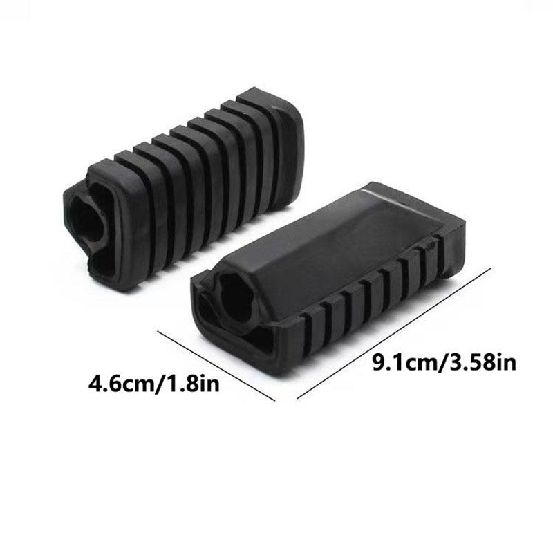 2 Pcs Motorbike Foot Peg Rubber Nonslip Footrest Pedal Foot Peg Cover Set for Honda WY125 Motorcycle Accessories 2019 New