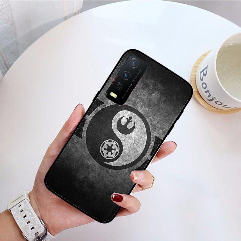 Yin yang ryba funda Kryt na telefon Pro vivo Y31 Y30 Y33S Y11S Y12S Y17 Y20 Y20S Y21 Y21S Y1S Y53S Y15 Y19 Y91C V23 5G Pouzdra coque