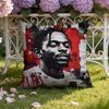 Rapper K-Kendrick Lamar Cushion Cover Home & Car Dual-Scene Pillow Cover: Reversible for Premium Comfort