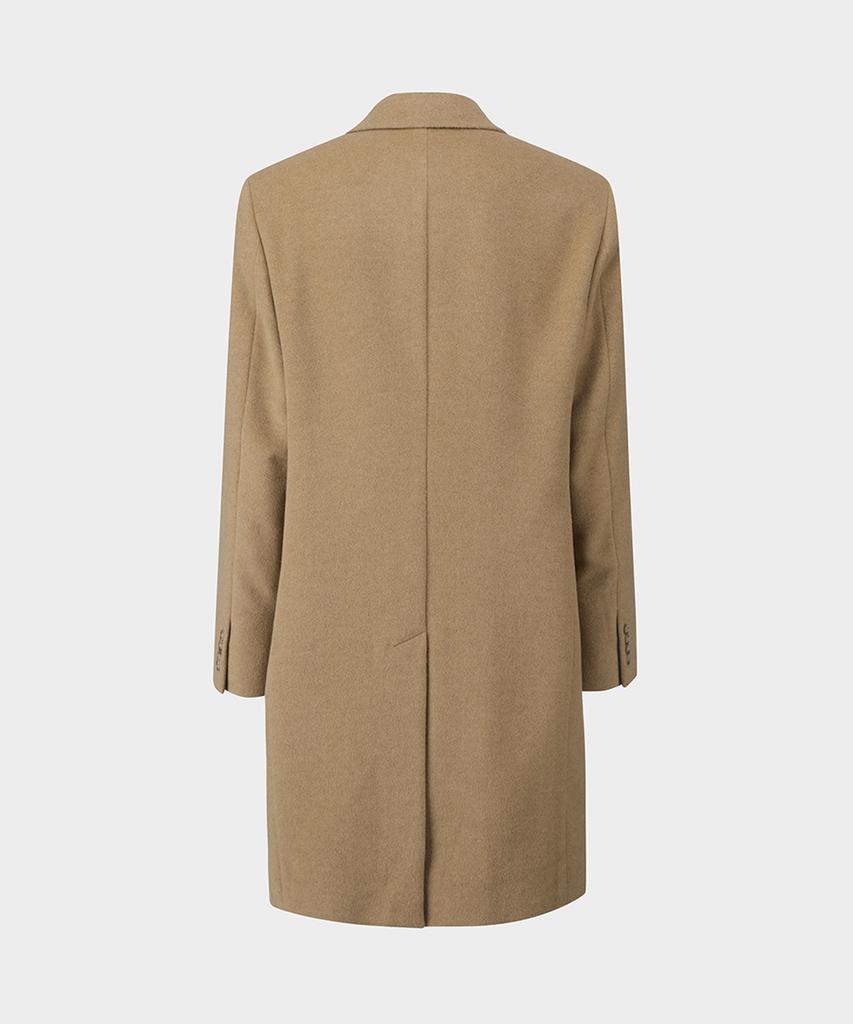 Brooks Brothers Classic Camel Coat (Camel) (Bbcsmf21985Ew)