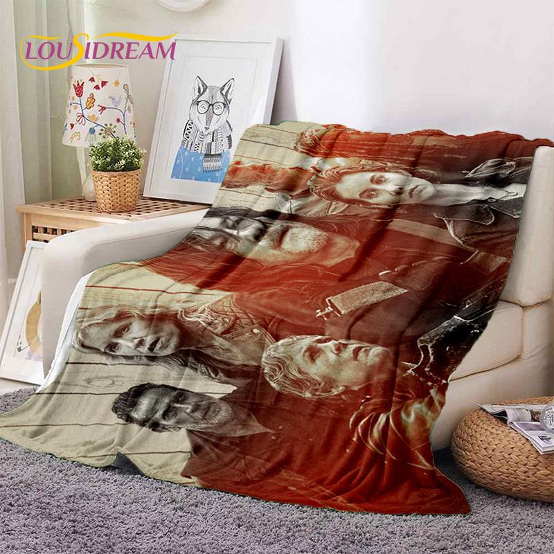 The Walking Dead Lincoln TWD Coperte Morbide, Coperta Plaid Calda Coperta Confortevole per Picnic Letti Divano Camera da Letto Casa Regalo