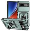 For Google Pixel 9 Pro XL Case Ring Holder Armor Shockproof Coque For Google Pixel 9 8 7 6 Pro 8A 7A 6A Slide Lens Protect Cover