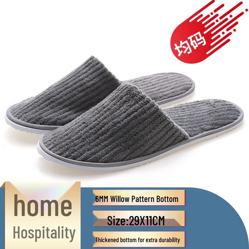 Kashicong Disposable Coral Fleece Slippers