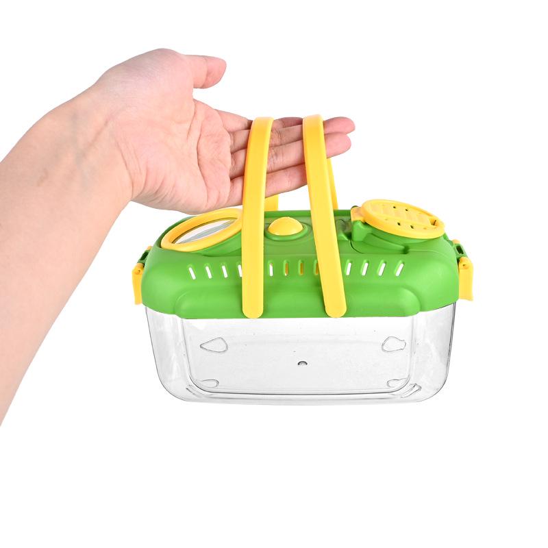 Children's Outdoor Insect Observation Set: Lighted Magnifier Box, Insect Net, Exploration Toy