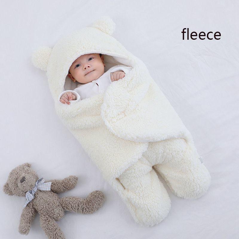 Neugeborenes Baby flauschig weiches Fleece mit Kapuze blau Bär Geformt Decke Wrap Neugeborenes Baby flauschig weiches Fleece mit Kapuze blau Bär Geformt Decke Wrap