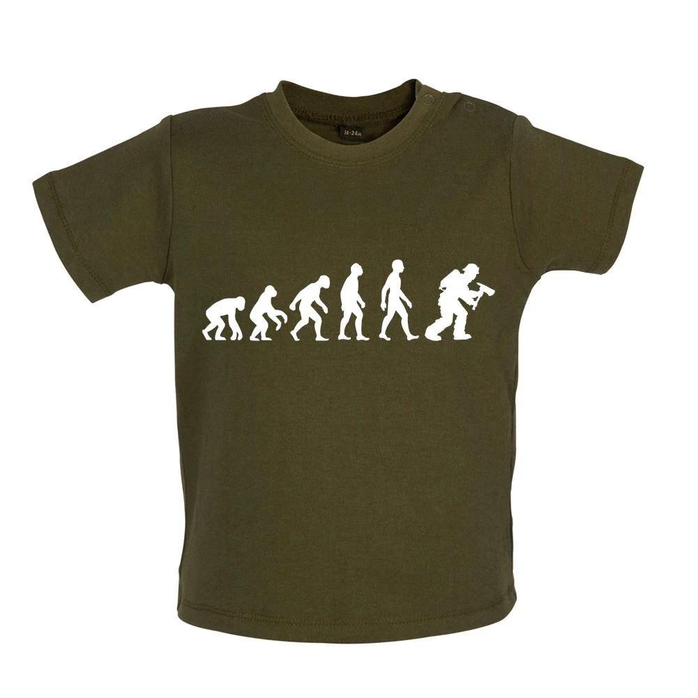 

Evolution Of Man Firefighter - Kids Baby Kids Boys Girls Unisex T-Shirt / Bodysuit - Firefighter Fire Job Man 160