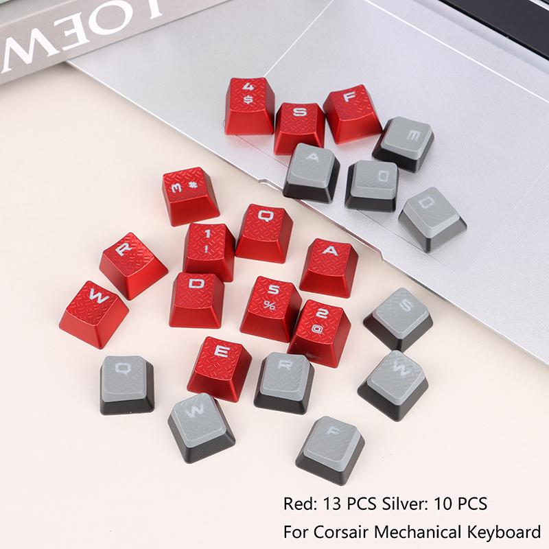 Keycaps For Pirate Ship Mechanical Keyboard Mechanical Keyboard K70Rgb Original Keycap Silver Red