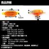 Parishop Universal LED Grille Marker Waterproof with for Custom Front Grille Daytime Running Lights Smoked Lights, Harness, Jimny, Prado, RAV4,