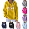 Women's Fashion Casual Christmas Angel Print Pullover Long-Sleeve Sweatshirt