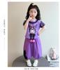 Girls' Kuromi Set Summer 2026 New Children's Lace Short Sleeve Summer Set for Girls' Baby Casual Two Piece Set