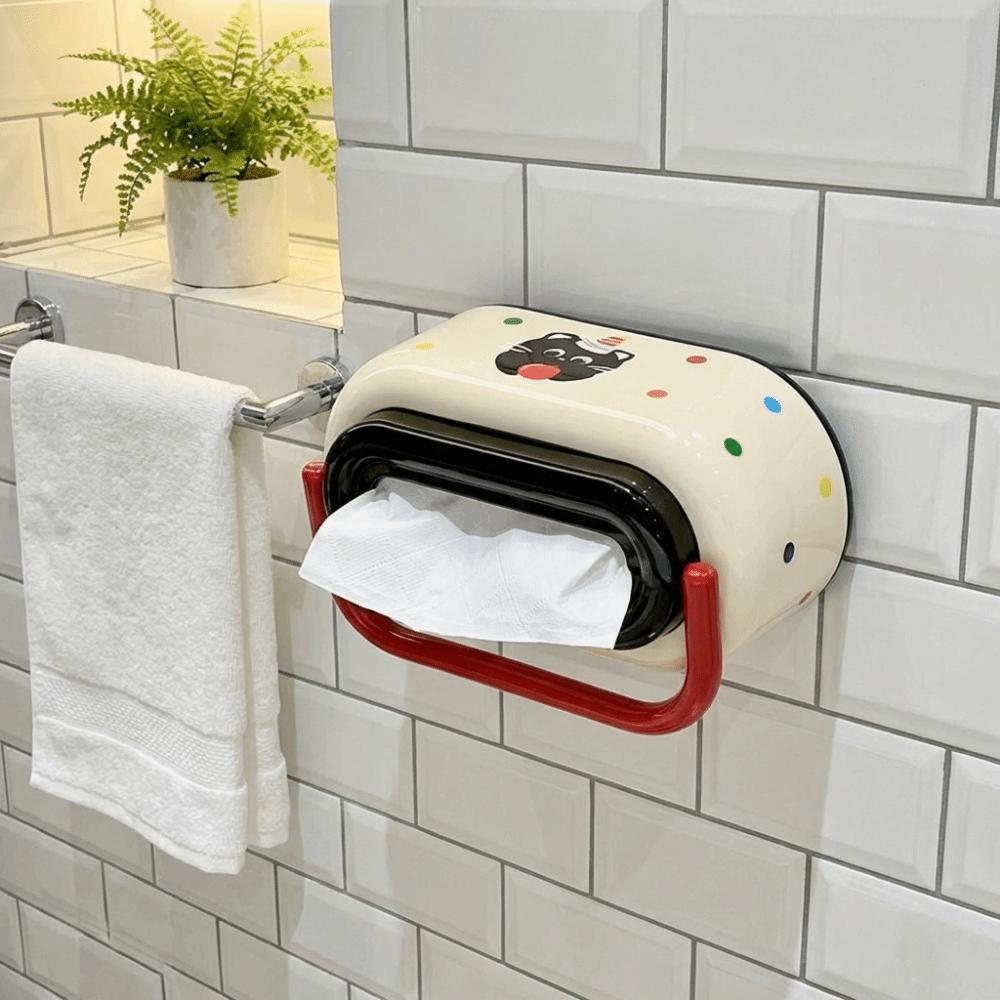 Adorable Cute Tissue Storage Box Kawaii Paper Towel Holder Nordic Napkin Storage Case  Household