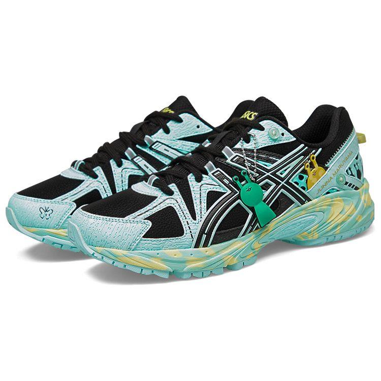 Junna Maruyama X ASICS Gel Kahana TR Mint Green Unisex Sneakers Teal Black 1203A263-001