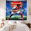 Arsenal Custom Ditt Navn Vægdekoration Vægtæppe Kunst Til Kæledyrsminde Fødselsdag Bryllupsfest Baggrund Familiegave