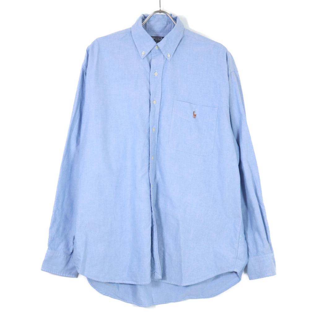 Polo Ralph Lauren Blue Cubdpppks THE BIG SHIAT L/S BD Shirt Tops M blueUsed