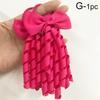 Girl Rubber Band Hair Rope Cheerleader Girl Hair Tie Hair Ring Ponytail Holder Bowknot Headdress