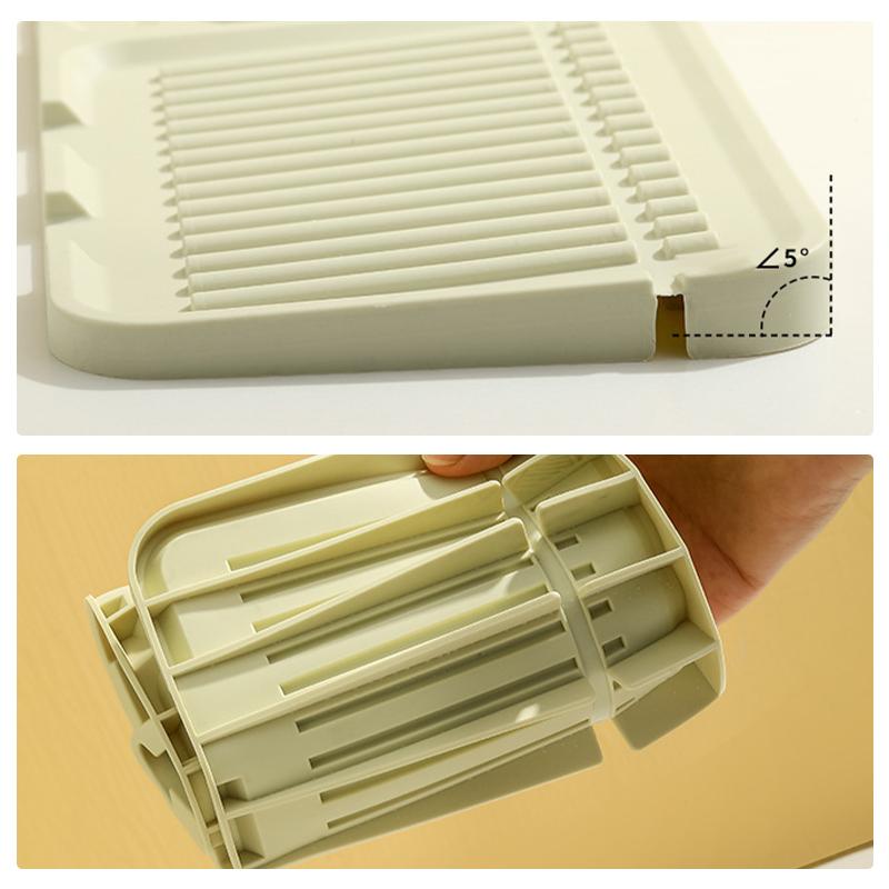 Silicone Sink Faucet Splash Pad Multipurpose Toilet Soap Storage Drainage Protectors Mat Kitchen Sink Gadgets