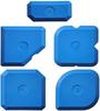 5pcs Caulking Tool Kit, Silicone Joint Sealant Spreader Spatula Scraper, Edge Repair Tools, Floor Tile Edges Cleaner