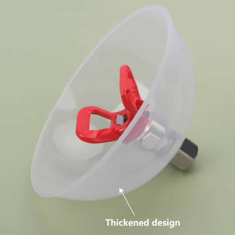 Plastic Universal Airless Sprayer Windshield Windproof Sprayed Shield Cover Universals Airless Sprayer Accessory