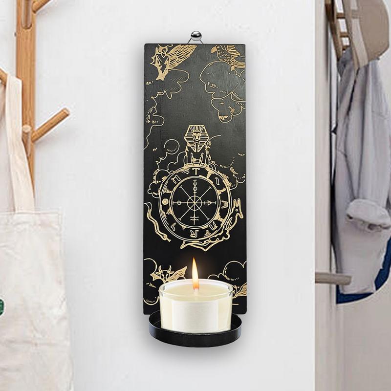 Wandkerzenhalter Hölzerner Wandmontierter Kerzenhalter Wandhänge-Kerzenhalter Heimdekoration Für Hochzeit Weihnachten Hochzeit