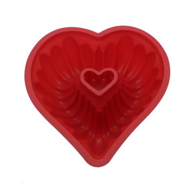 Silicone Cake Pan for Baking Heart Shaped Cake Molds Baking Pan Non-Stick Quick Release for Cheesecake Chocolate Cake