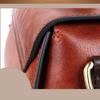 Johnature Luxury Handbags Women Bags Retro Genuine Leather Solid Color Lady Shoulder Bags Leisure Cowhide Messenger Bag